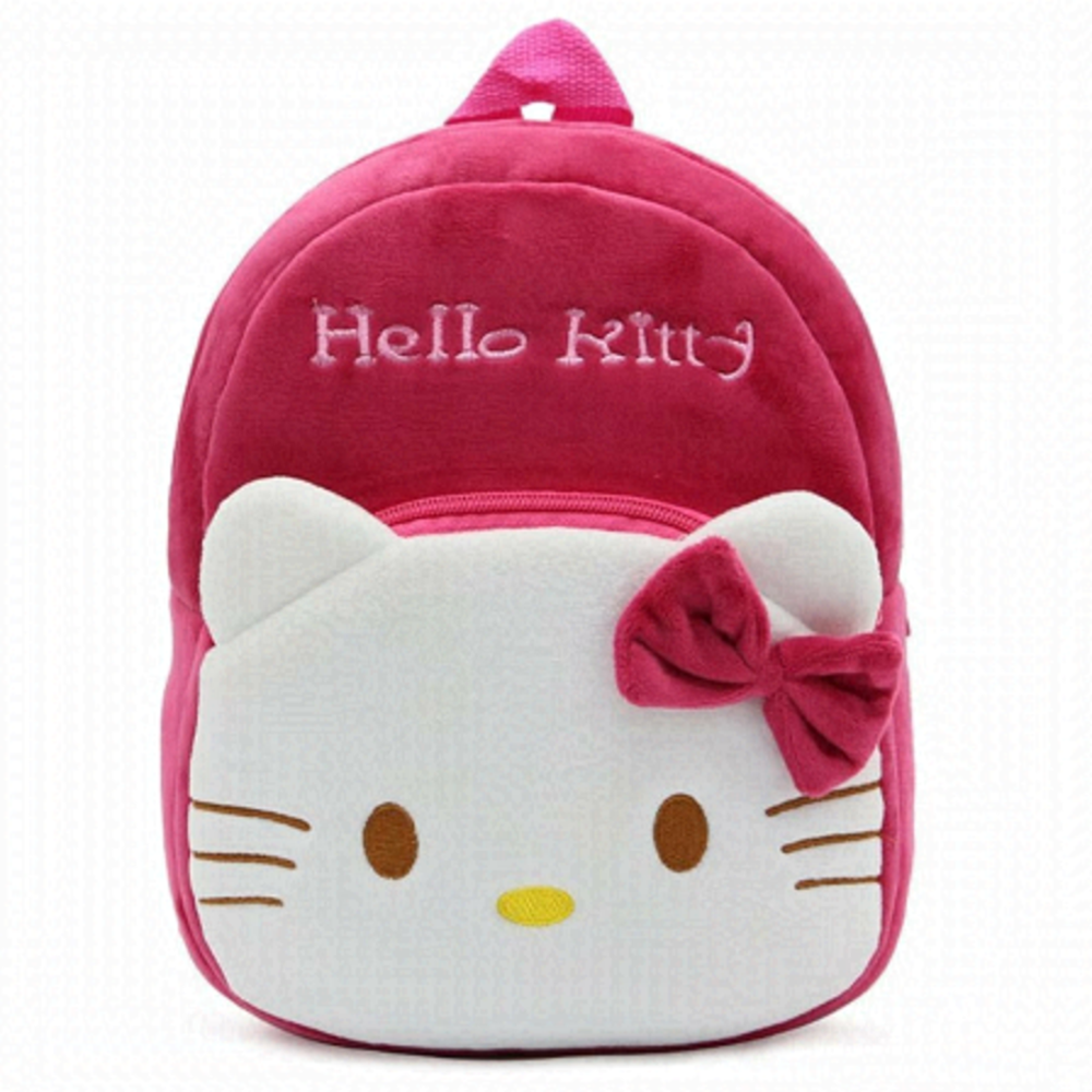NEW Hello Kitty Red and White Plush backpack for kids / toddlers